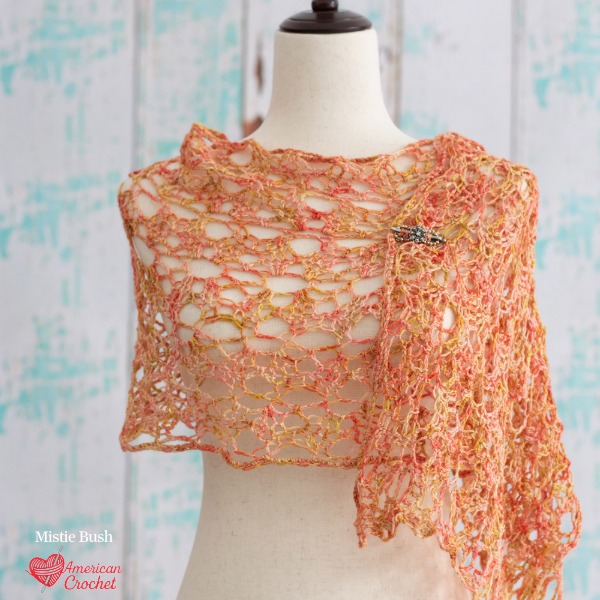 American Crochet pattern swatches and projects