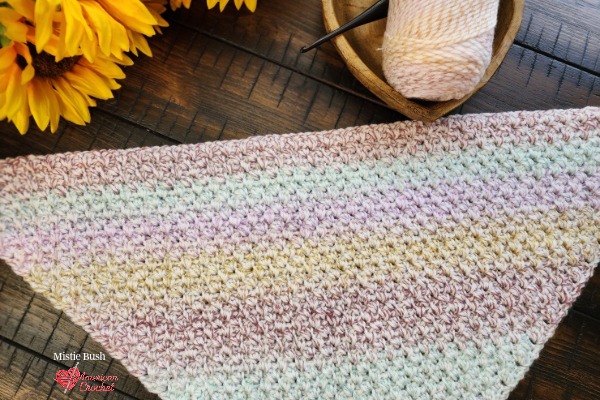Stitched With Love Baby Blanket - handmade crochet pattern by Mistie Bush