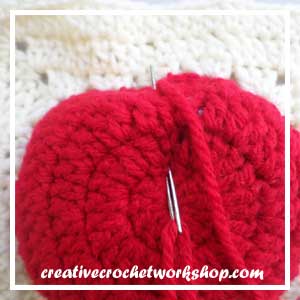 The Bad Apple | Free Crochet Pattern | American Crochet @americancrochet.com @creativecrochetworkshop.com #freecrochetpattern #crochetalong