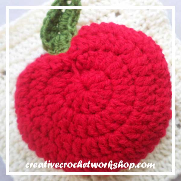 The Bad Apple | Free Crochet Pattern | American Crochet @americancrochet.com @creativecrochetworkshop.com #freecrochetpattern #crochetalong