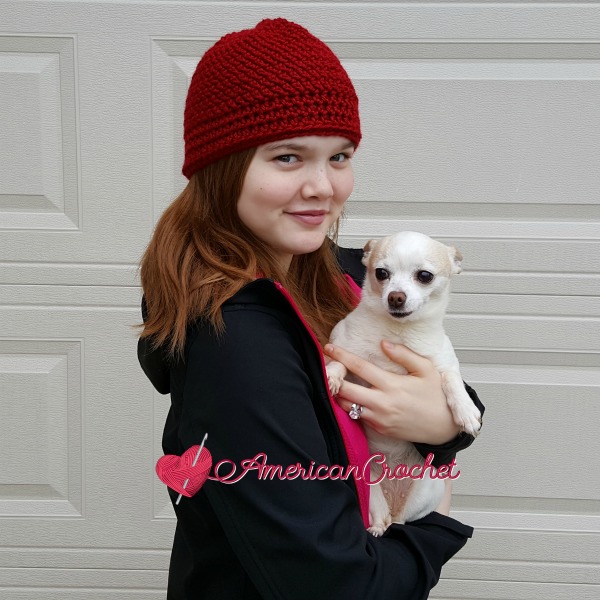 Dashing Messy Bun Hat | Crochet Pattern | American Crochet @americancrochet.ocm #crochetpattern