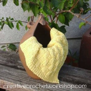 Basket Weave Dishcloth