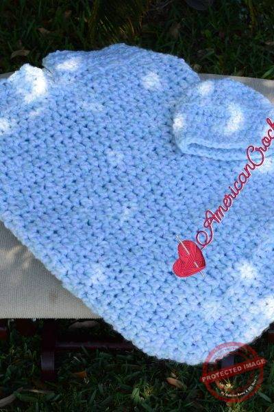 Baby Summer Cocoon Set free crochet pattern