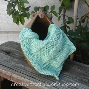 Moss Columns Dishcloth