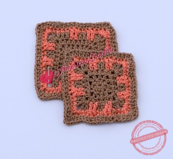 Luna Coaster free crochet pattern