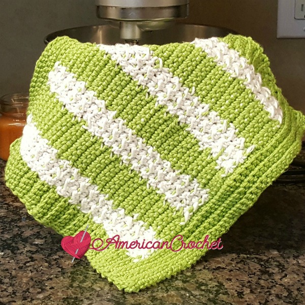 Moss Columns Dishcloth Moss Columns Dishcloth