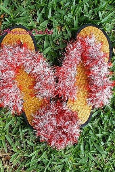 Funky Sandals free crochet pattern