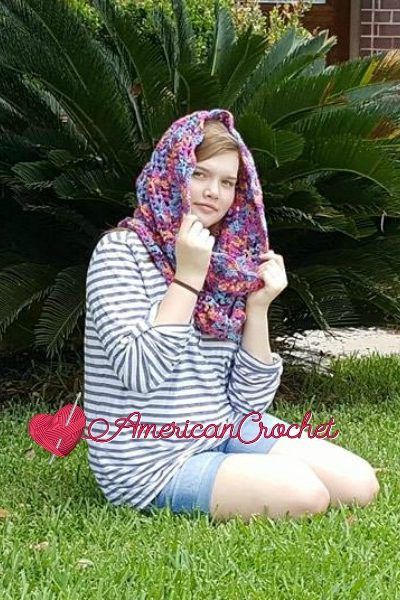 Madaline's Sunset Cowl free crochet pattern