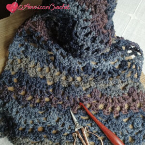 Night Skies Scarf | Crochet Pattern | American Crochet @americancrochet.com