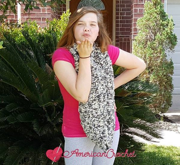 Melodys Bulky Cowl free crochet pattern