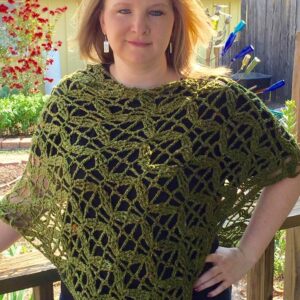 Flying Butterflies Poncho
