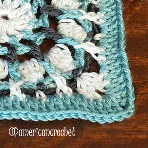 Audrey Circle in A Square | American Crochet @americancrochet.com 