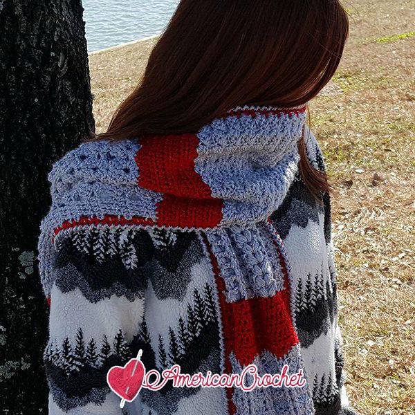 Romancing The Scarf Part Five | Free Crochet Pattern | American Crochet @americancrochet.com #freecrochetpattern #freecrochetalong