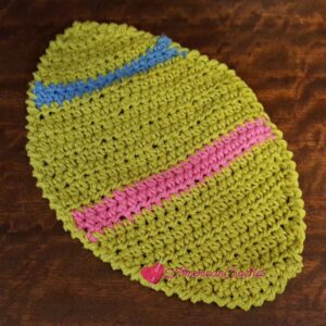 Egglicious Dishcloth | Free Crochet Pattern | American Crochet @americancrochet.com #freecrochetpattern