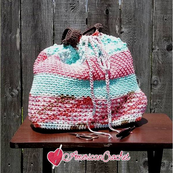 The Neapolitan Tote Crochet Along | American Crochet @americancrochet.com #crochetalong