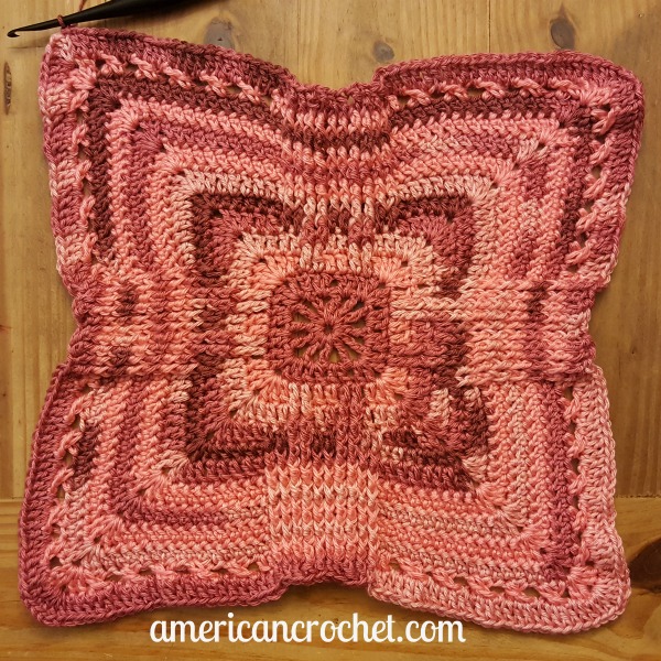 Rosewood Baby Blanket Part One | Crochet Pattern | American Crochet @americancrochet.com #crochetpattern #crochetalong