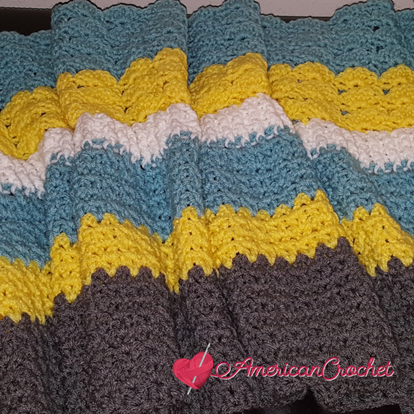 Winter Wonder Blanket Part Two | American Crochet @americancrochet.com #americancrochet #crochetalong