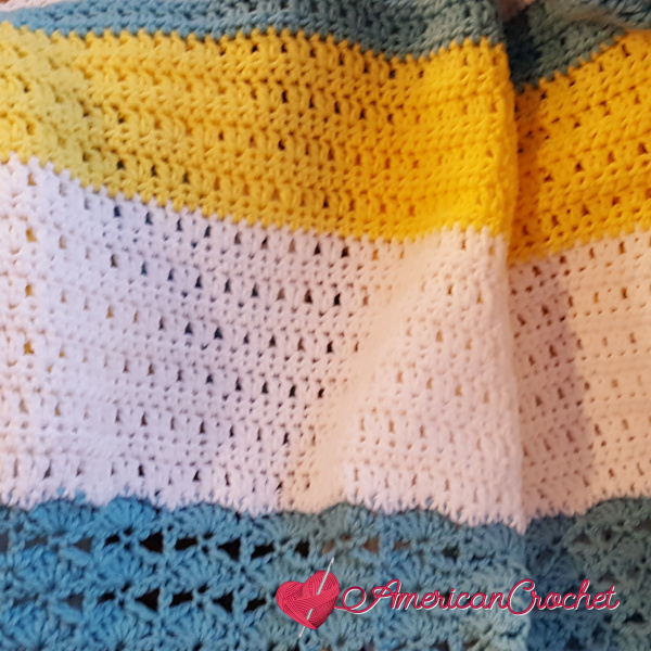 Winter Wonder Blanket Part Three | American Crochet @americancrochet.com #americancrochet #crochetalong