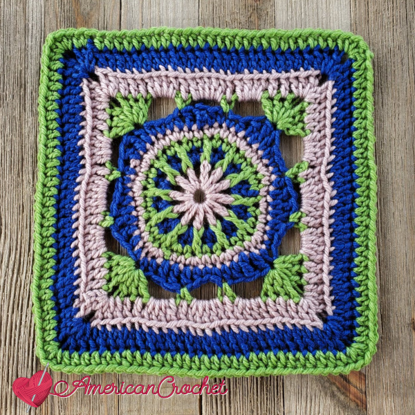Fritzella Square | Crochet Pattern | American Crochet @americancrochet.com #crochetalong