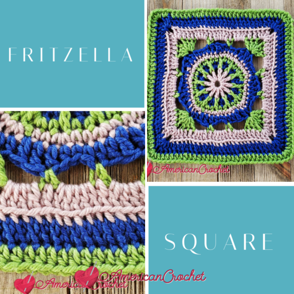 Fritzella Square | Crochet Pattern | American Crochet @americancrochet.com #crochetalong