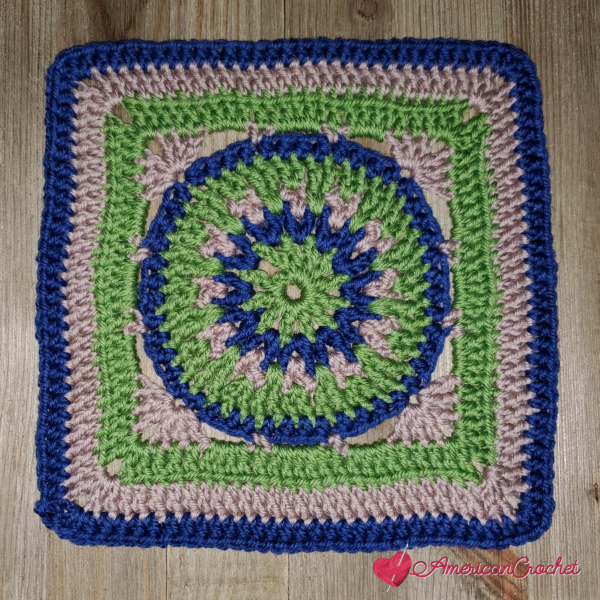 Pilot Square | Crochet Pattern | American Crochet @americancrochet.com #crochetalong