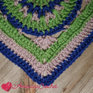 Pilot Square | Crochet Pattern | American Crochet @americancrochet.com #crochetalong