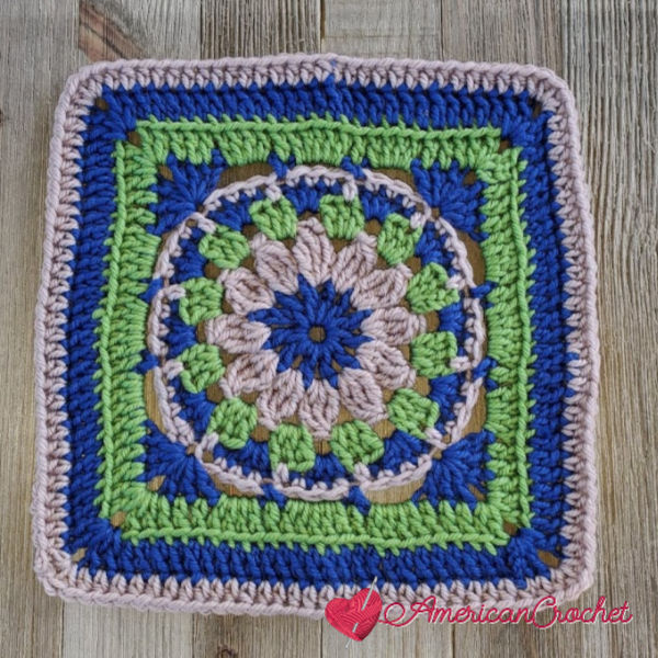 Enclave Square | Crochet Pattern | American Crochet @americancrochet.com #crochetalong
