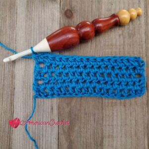 Half Double Crochet Between Stitches | American Crochet @americancrochet