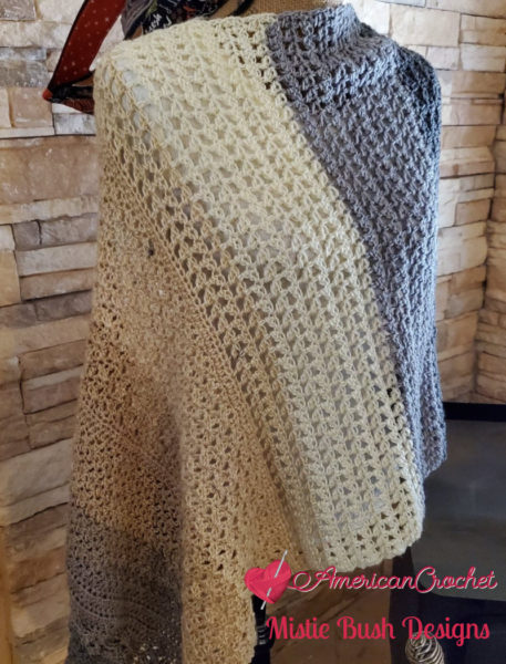 Winter Wonder Shawl Parts One - Five | American Crochet @americancrochet