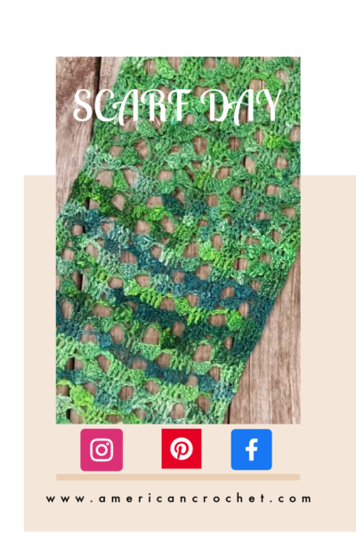 Scarf Day | American Crochet @americancrochet.com 