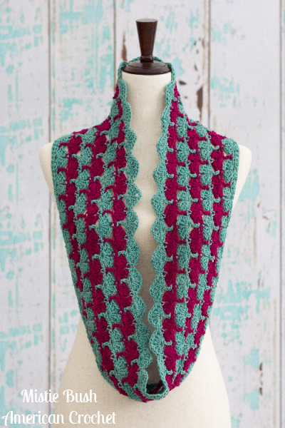 Magade Cowl | Crochet Pattern | American Crochet @americancrochet.com
