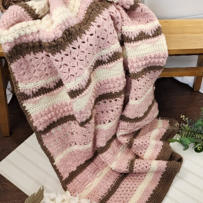Happy Throw CAL – Multi-colored Crochet Blanket Pattern