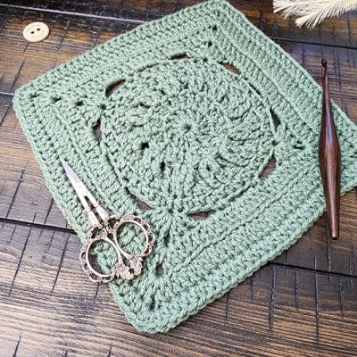 Stansberry Square Crochet Pattern – Riverwood Square CAL Block #12